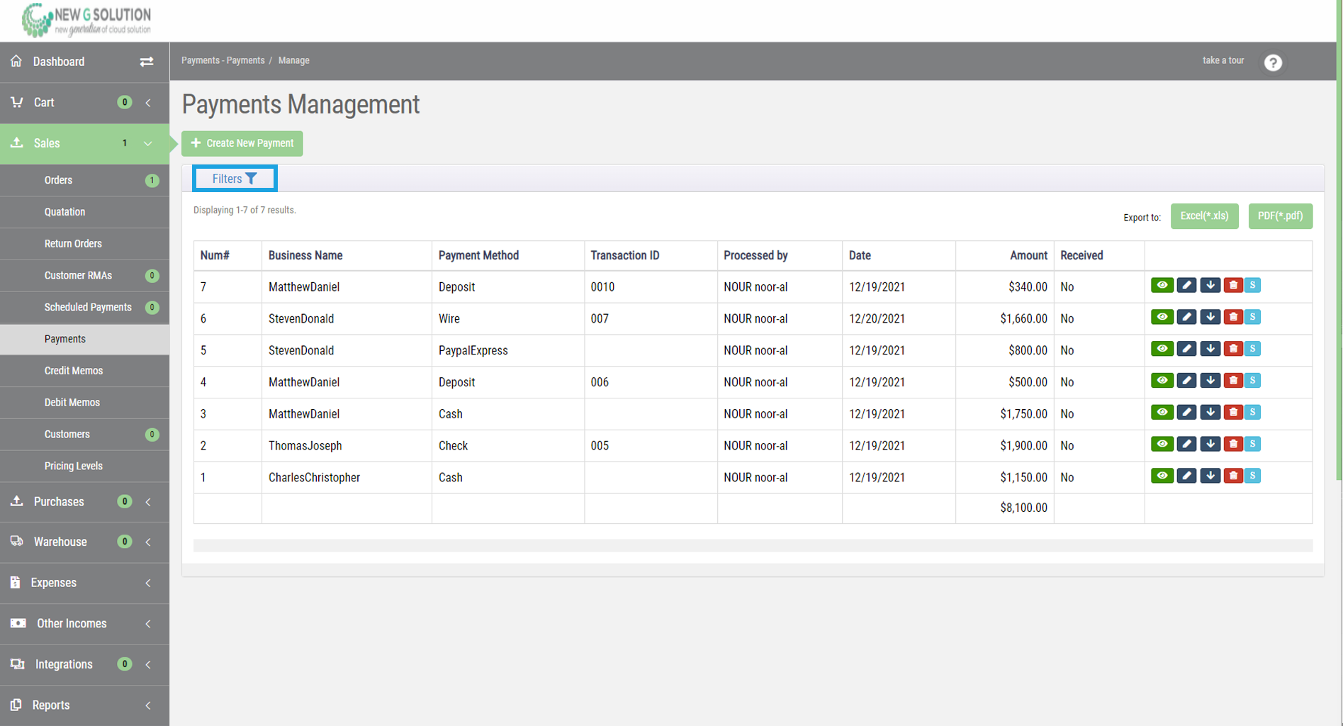 How to Deal with Customer Payment ? (Payments) - New G Solution