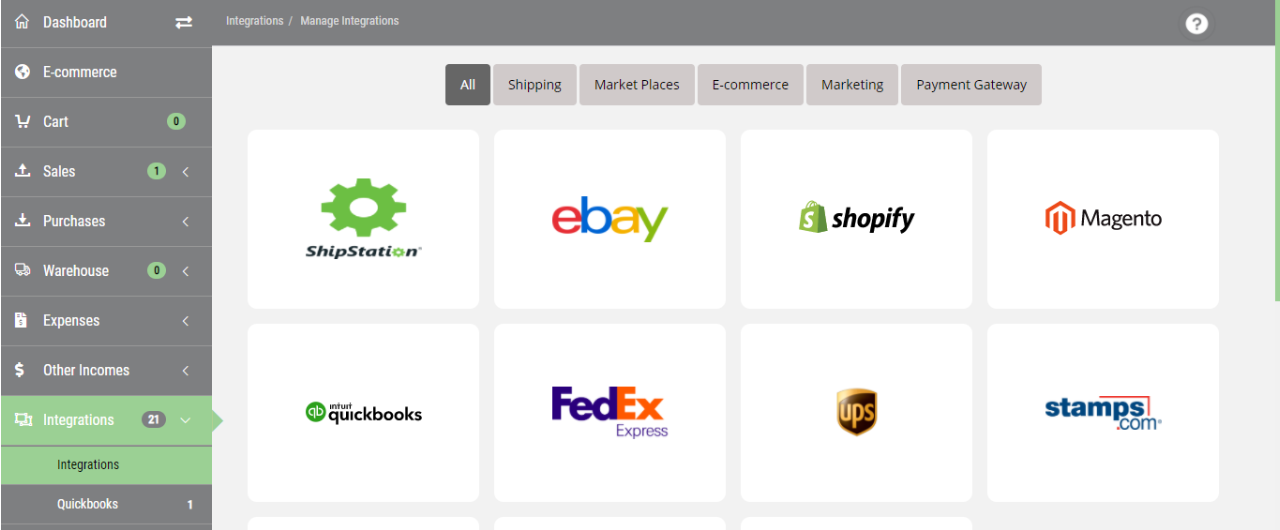 Stamps Integration New G Solution